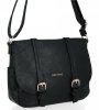 GEANȚĂ DE DAMĂ tip poștaș BEE BAG negru 1152S35BB